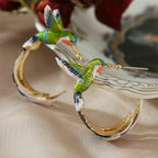 Hummingbird Statement Earrings