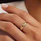 Léna Trielle Gold Cross Ring