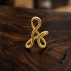 Handmade Irregular Wavy Ring