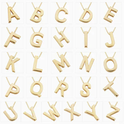 Love Letter Initial Gold Necklace