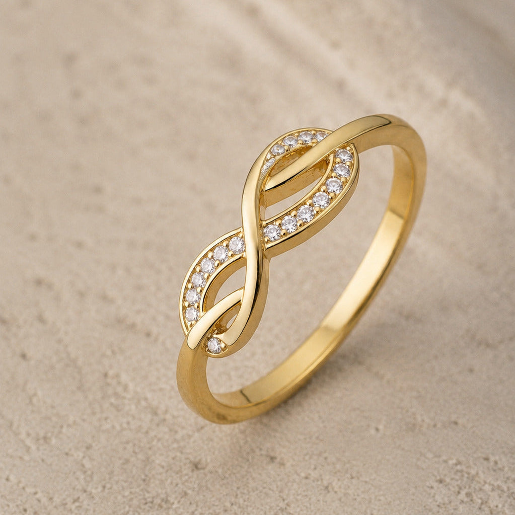 Infinity Gold Chain Ring