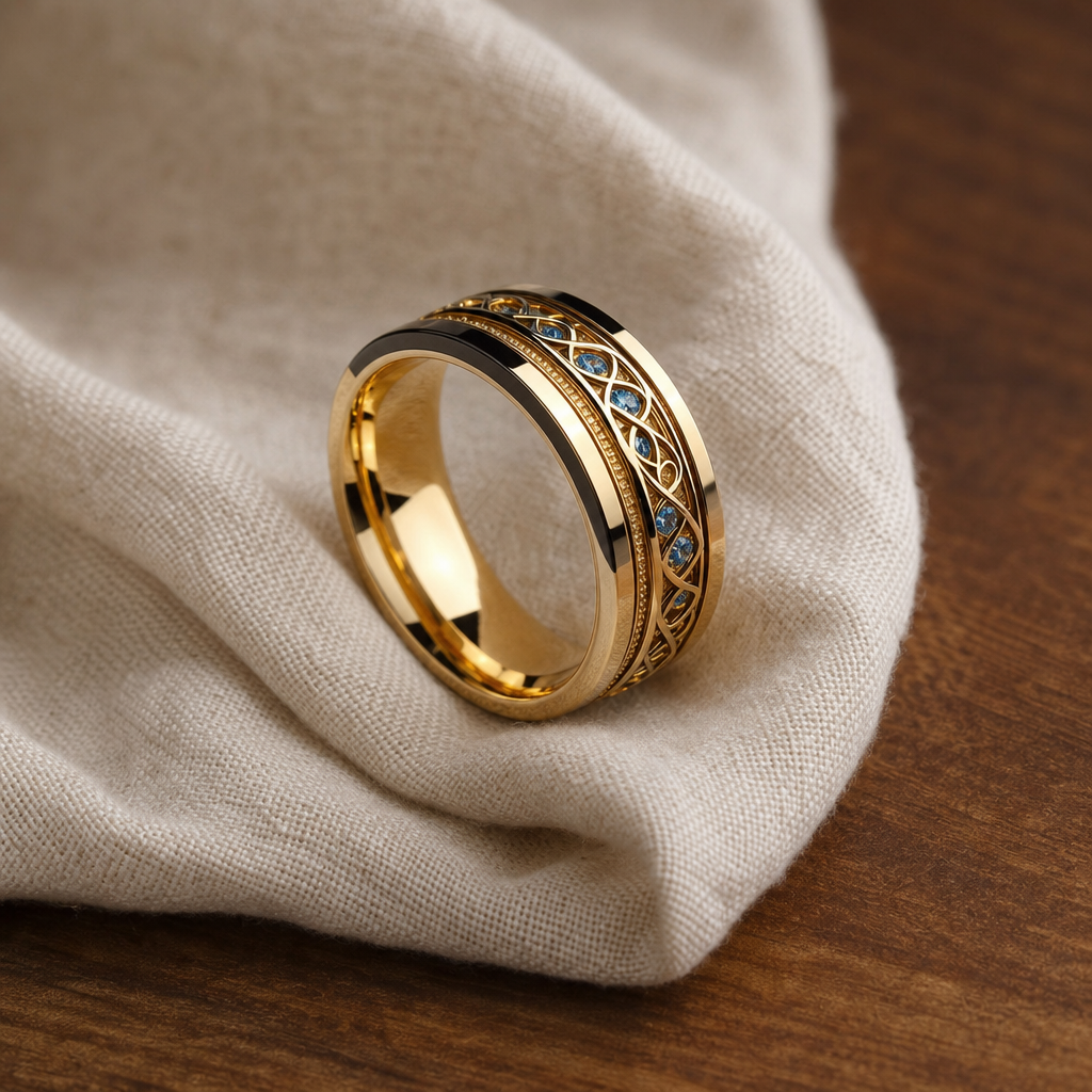 Infinity Golden Bond Ring