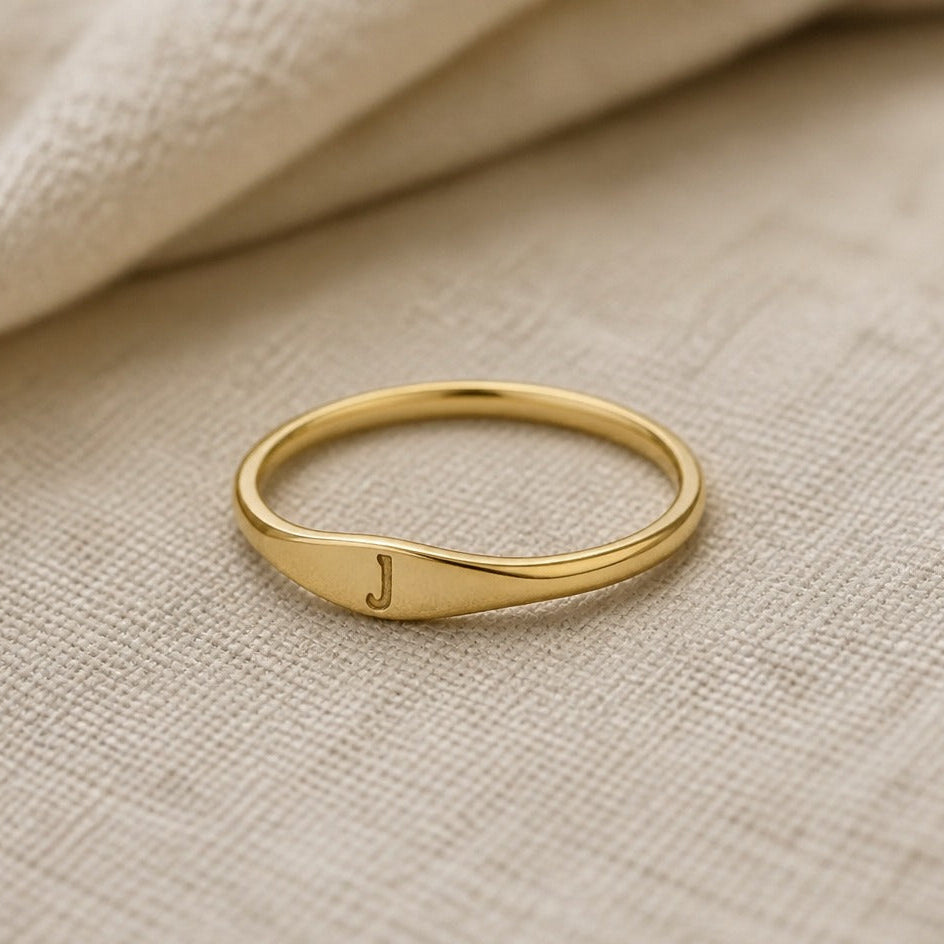 Liora Letter Ring Collection