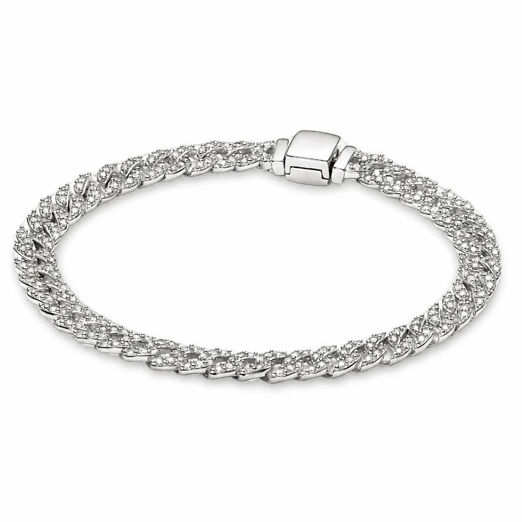 Pave Cuban Gold Bracelet