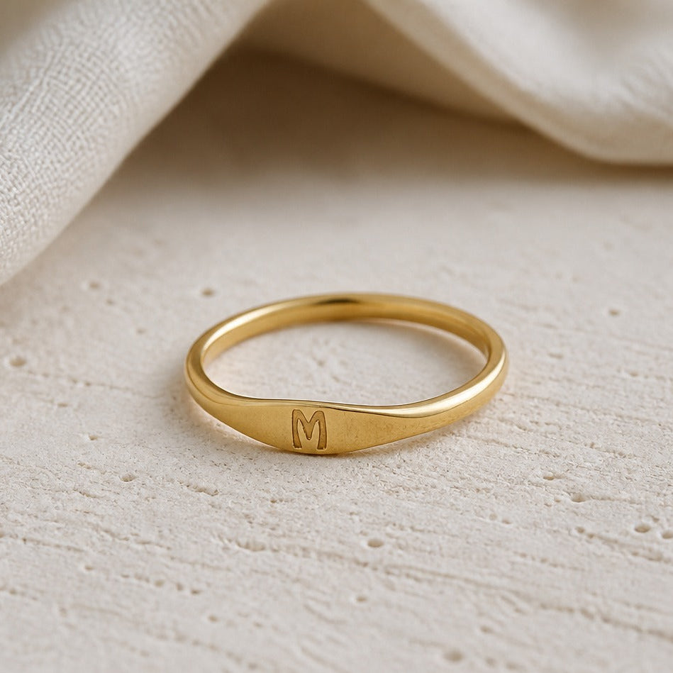 Liora Letter Ring Collection
