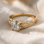 Majestic Zirconia Gold Ring