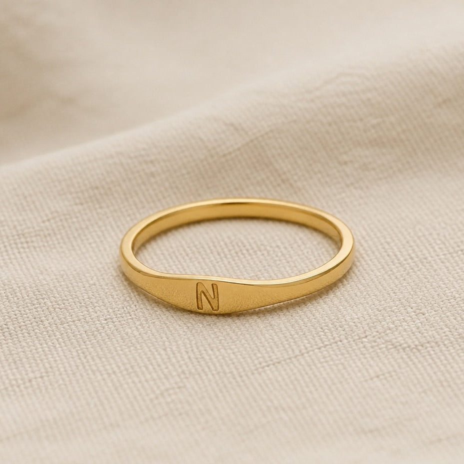 Liora Letter Ring Collection