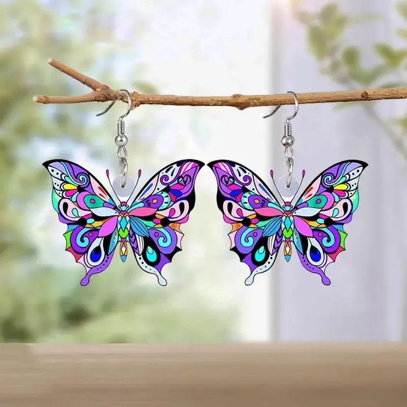 Butterfly Drop Earrings