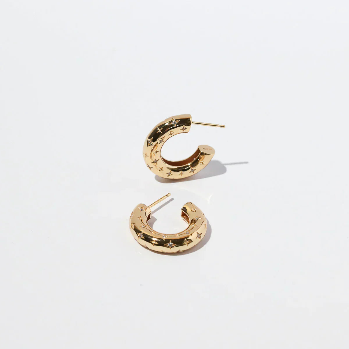 Cosmic Vintage Hoop Earrings
