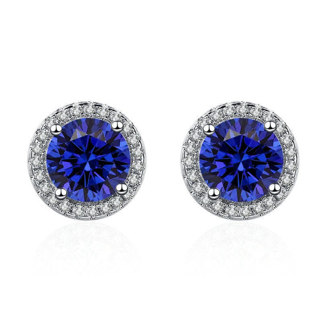 Lúcia Celestine White Gold Earrings