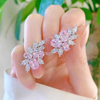 Lyra Blushbloom Pink Earrings