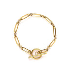 Link T-Bar Gold Bracelet
