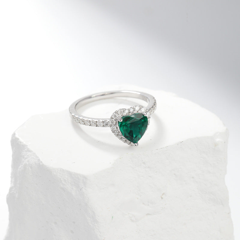 Delara Virenza Heart Zirconia Ring