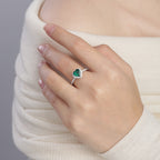 Delara Virenza Heart Zirconia Ring