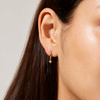 Vudu Star Gold Earrings