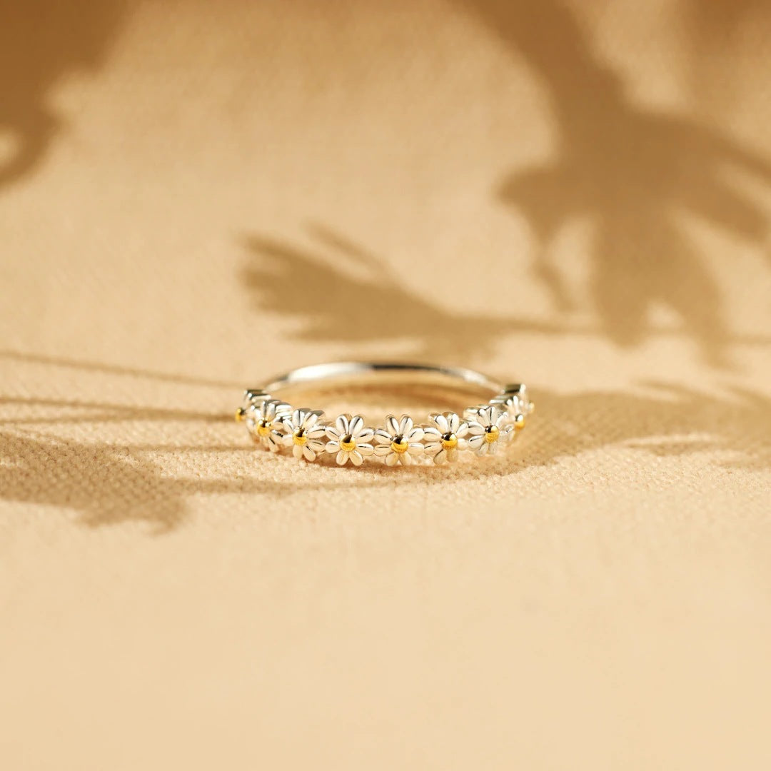 Floral Adjustable Ring