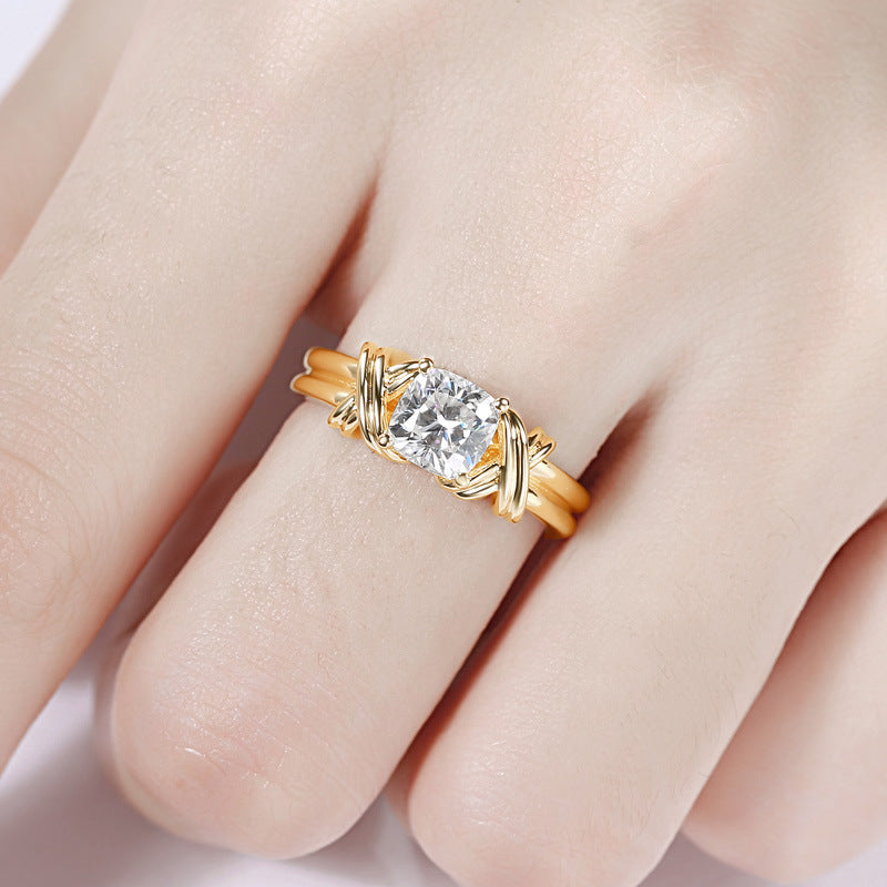 Knotted Band Statement Ring