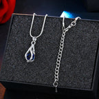 Zelira Fontaine Sapphire Teardrop Set