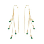 Calista Moreau Gold Tassel Earrings
