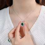 Meliora Brenswyn Emerald Necklace