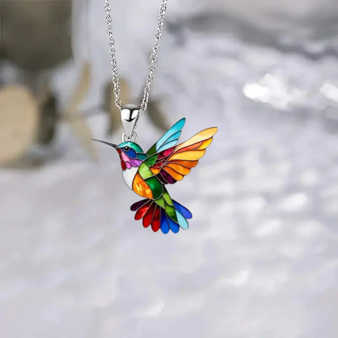 Antique Hummingbird Necklace