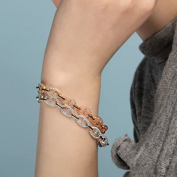 Isla Marina White Gold Classic Bracelet