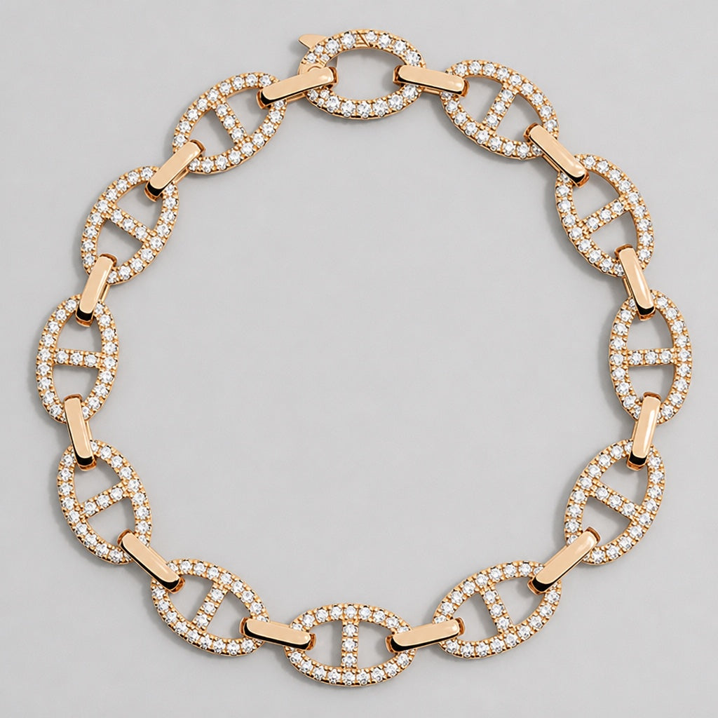 Isla Marina White Gold Classic Bracelet