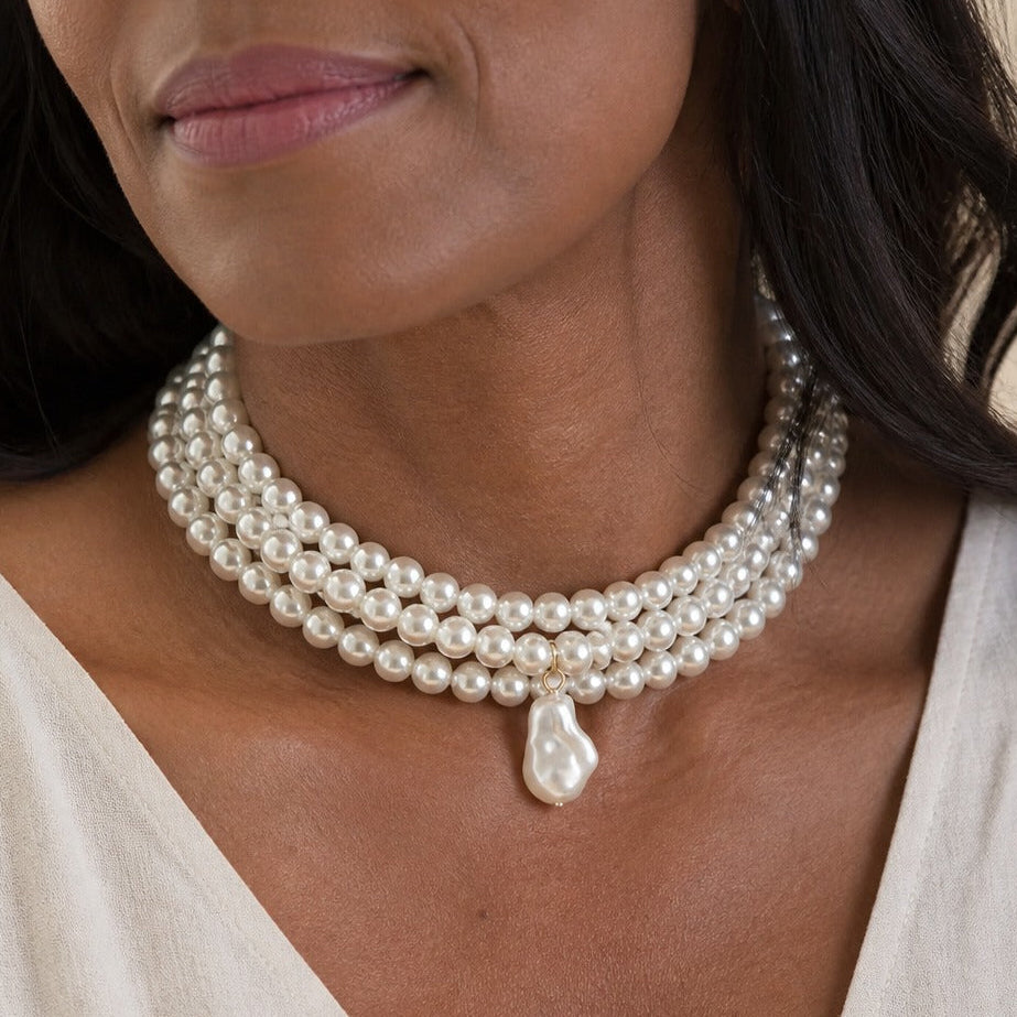Pearl Majesty Layered Choker