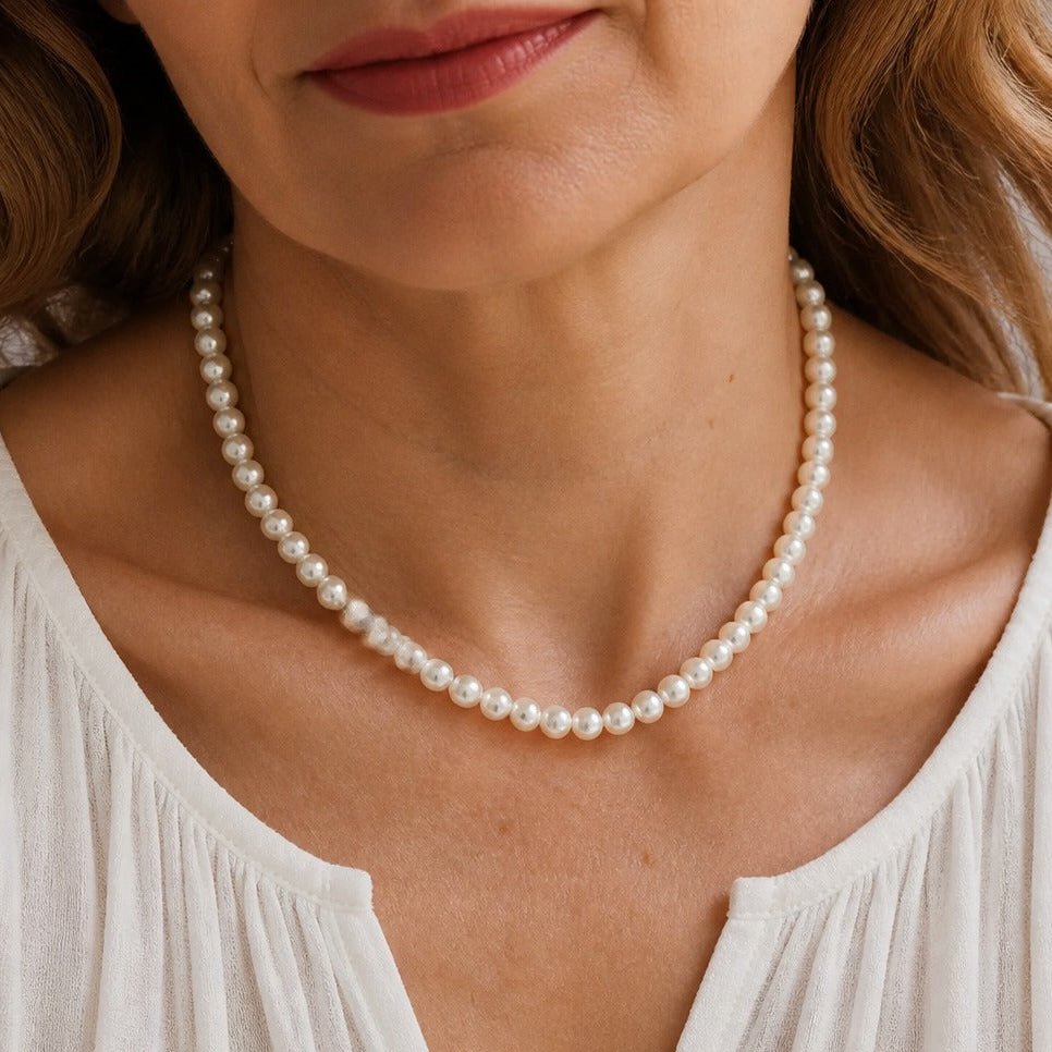 Pearl Halo Signature Necklace