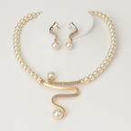 Elegant Wave Pearl Set