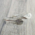Vintage Silver Flower Earrings