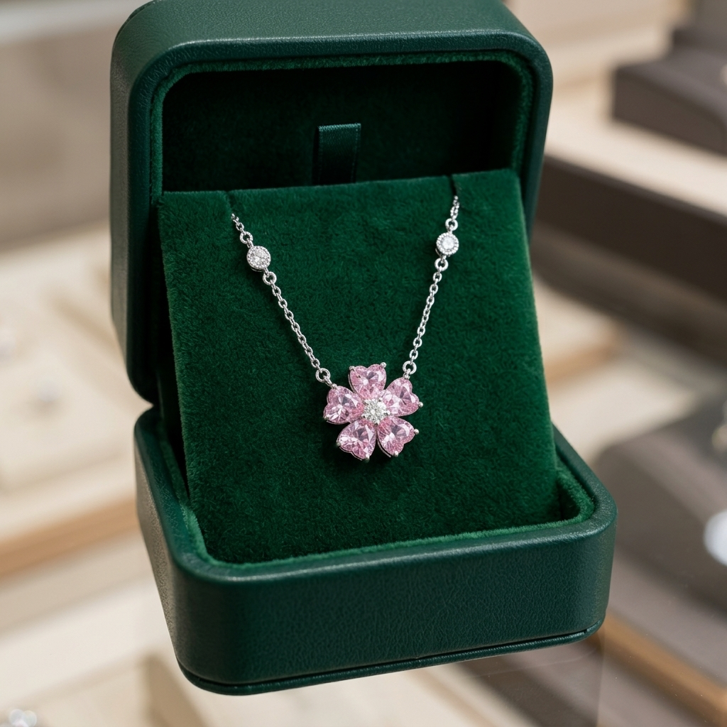 Petalglow Flower Pendant Necklace