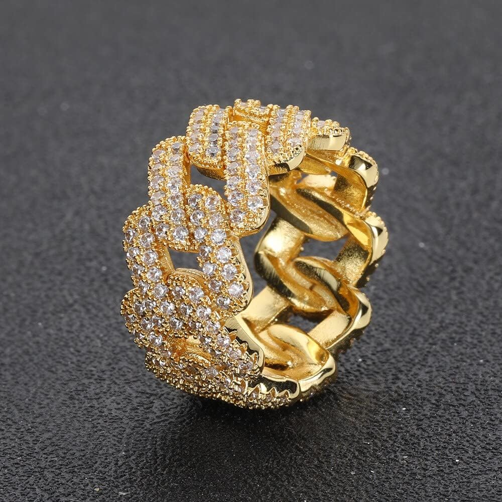Prestigious Zirconia Inlaid Ring