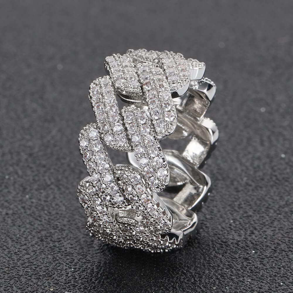 Prestigious Zirconia Inlaid Ring