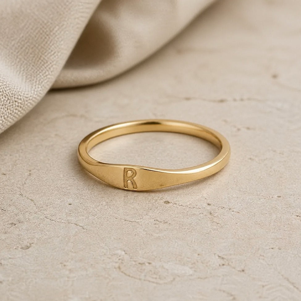 Liora Letter Ring Collection