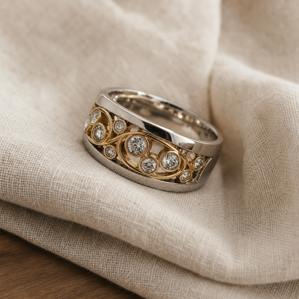 Retro Zirconia Silver Ring