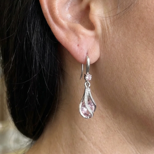 Rosalith Lumen Twist Earrings
