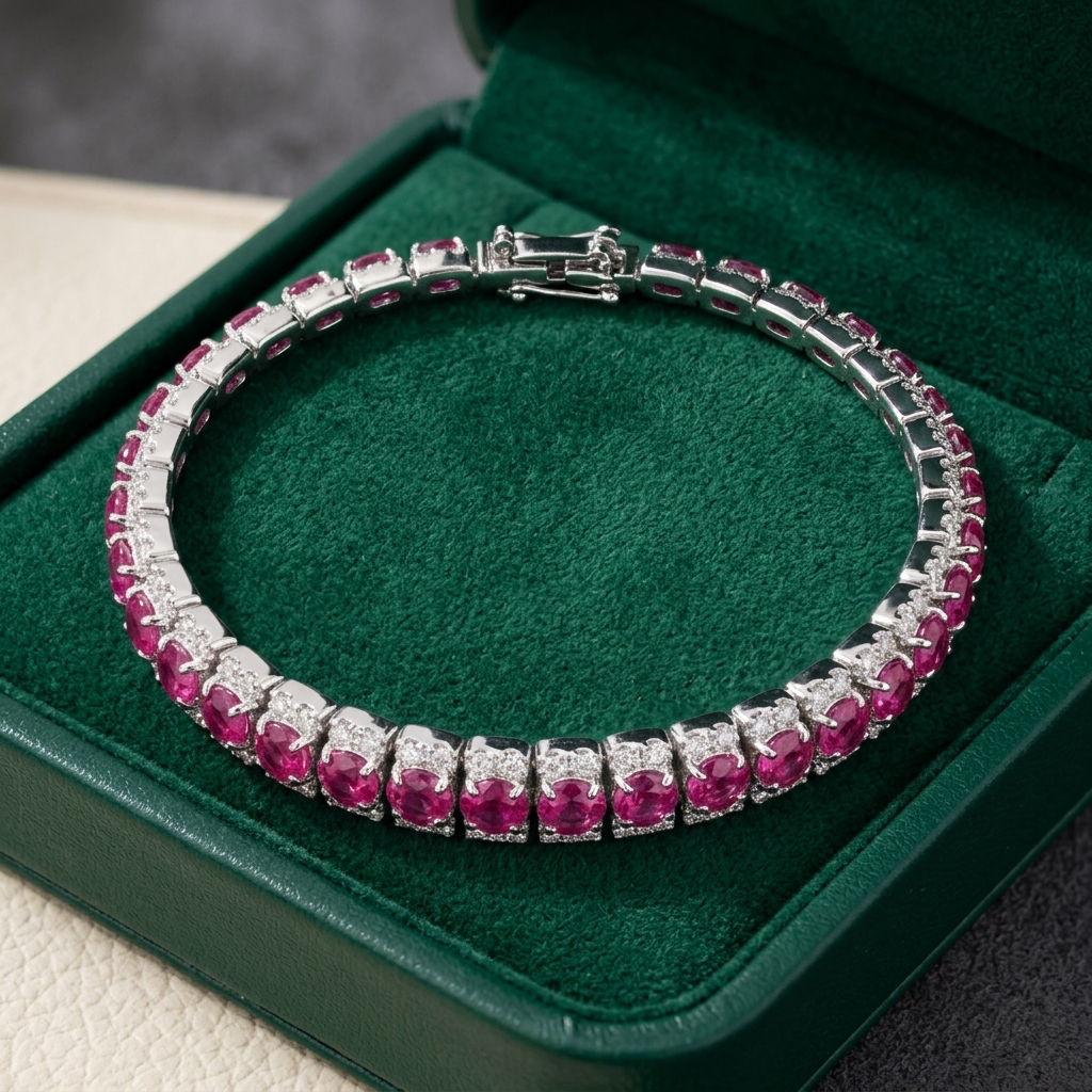 Roseglow Tennis Elegant Bracelet