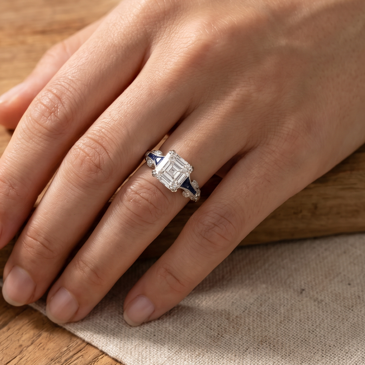Royal Blue Heirloom Ring