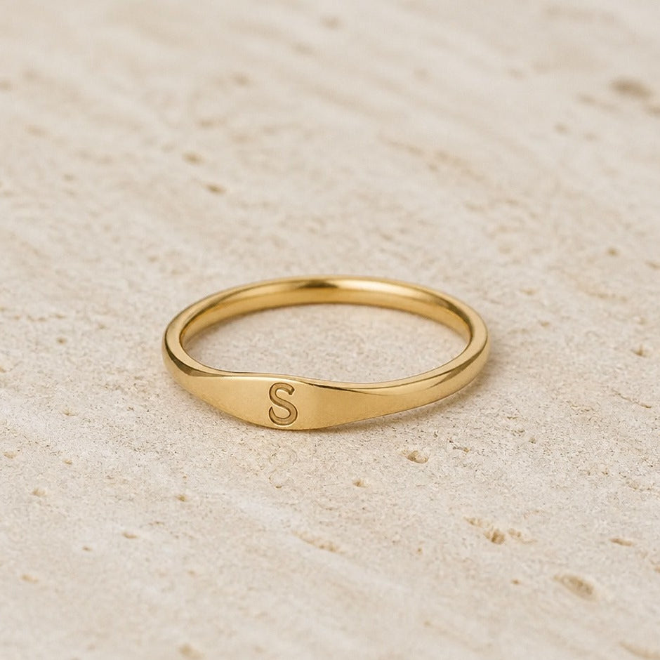 Liora Letter Ring Collection
