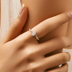 Ethereal Crystal Crown Ring