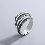 Angel Feather Memorial Ring