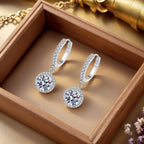 Lavish Hollow Zirconia Earrings