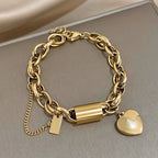 Heartened Gold Vintage Bracelet