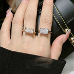 Radiant Bezel Solitaire Ring