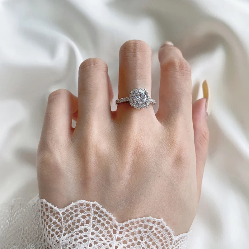 Vintage Square Zirconia Ring