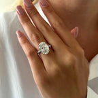 Timeless Oval Cut Zirconia Ring