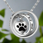 Memorial Paw Pendant Necklace
