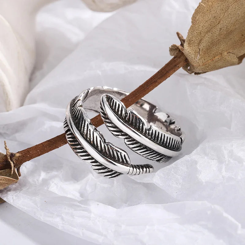 Angel Feather Memorial Ring