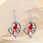 Memorial Cardinal Earrings